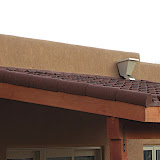 Short scupper boxes-  dining porch