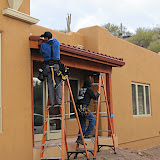 Install porch gutters 1/19