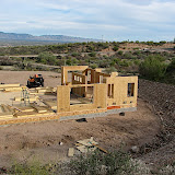 5 more walls up on day two