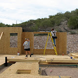 Theater wall installed 2/23