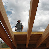 Steve on roof panels 5/19