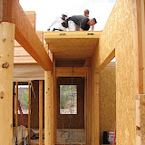 Hallway roof going up 5/19