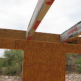 Library beams/mini panels in place 5/2
