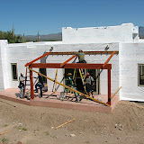 3 joists placed -back porch 9/23