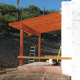 Back porch progress - joists 9/23