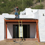 Close up of beginning front tile 9/27