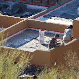 Applying Dryvit to roof parapets
