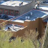 Taping off the roof 11/18
