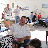 Steve opening gag gifts 7/24