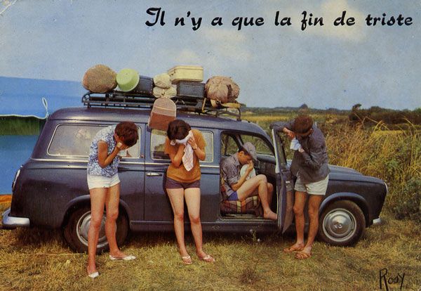Cartes Postales Pop et  Kitsch des années 50, 70 et 70 - Pop and kitsch vintage postcards from the fifties, the sixties and the seventies : Humours de vacances