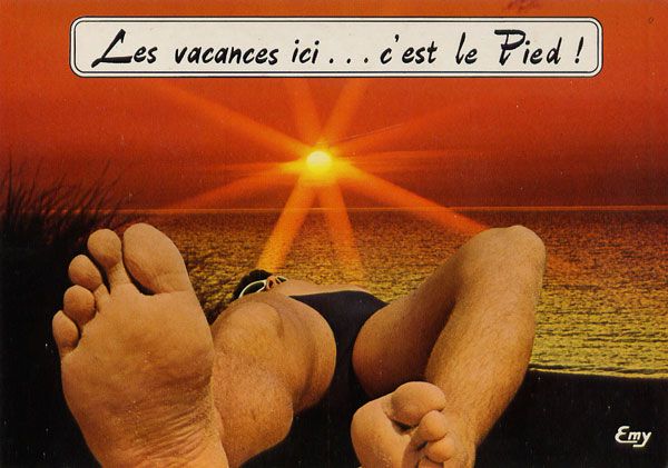 Cartes Postales Pop et  Kitsch des années 50, 70 et 70 - Pop and kitsch vintage postcards from the fifties, the sixties and the seventies : Humours de vacances