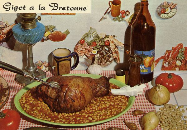 Cartes Postales Pop et  Kitsch des années 50, 70 et 70 - Pop and kitsch vintage postcards from the fifties, the sixties and the seventies : L'eau à la bouche ?
