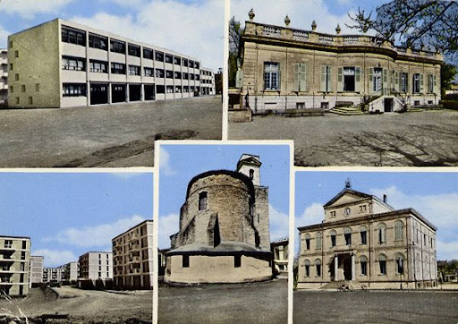 Cartes Postales Pop et Kitsch des années 50, 70 et 70 Suburban architecture / Architecture de villes nouvelles