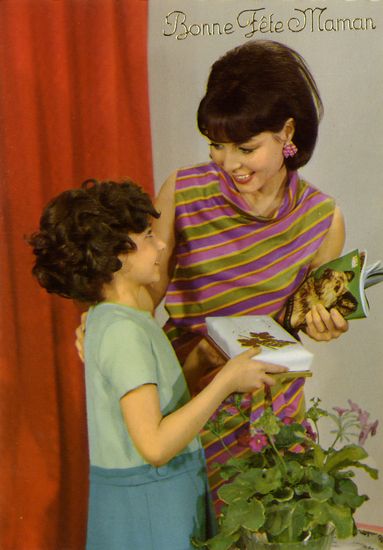 Cartes Postales Pop et  Kitsch des années 50, 70 et 70 Happy Mother's day / Bonne fête des mères