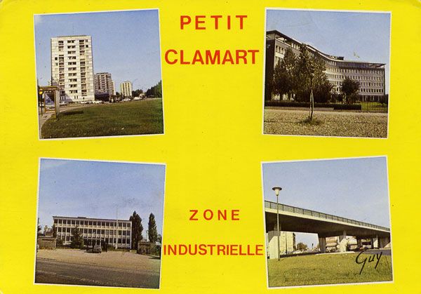 Cartes Postales Pop et  Kitsch des années 50, 70 et 70 villes pas funky / (un) funky towns