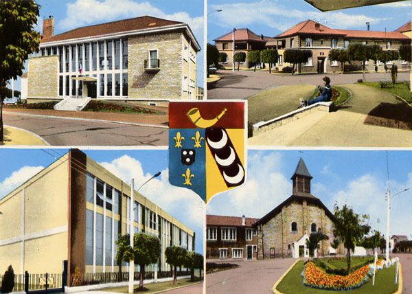 Cartes Postales Pop et  Kitsch des années 50, 70 et 70 villes pas funky / (un) funky towns