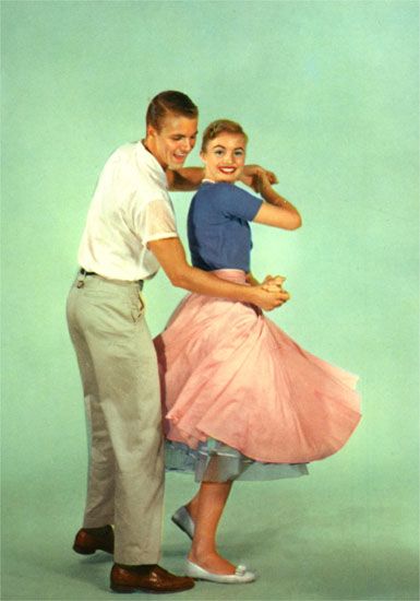 Cartes Postales Pop et  Kitsch des années 50, 70 et 70 - Pop and kitsch vintage postcards from the fifties, the sixties and the seventies : Dance, dance dance