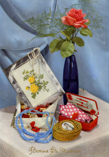 Cartes Postales Pop et Kitsch des années 50, 70 et 70 - Pop and kitsch vintage postcards from the fifties, the sixties and the seventies : Groovy gifts, super cadeaux