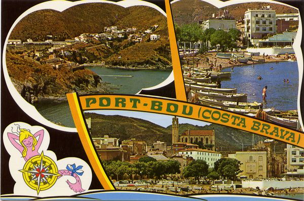 Cartes Postales Pop et  Kitsch des années 50, 70 et 70 - Pop and kitsch vintage postcards from the fifties, the sixties and the seventies : Fenêtres sur la mer