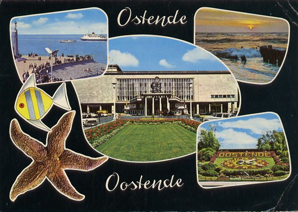 Cartes Postales Pop et  Kitsch des années 50, 70 et 70 - Pop and kitsch vintage postcards from the fifties, the sixties and the seventies : Fenêtres sur la mer