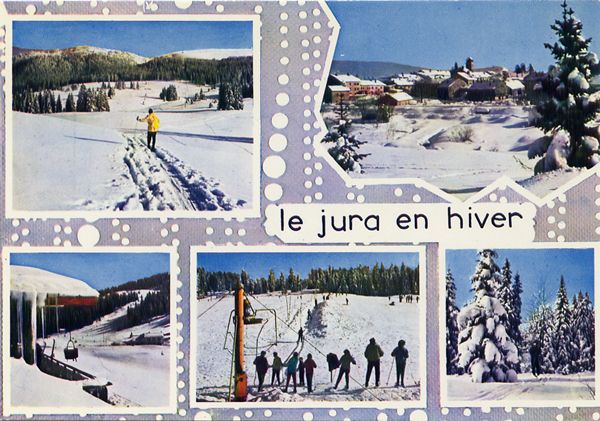 Cartes Postales Pop et  Kitsch des années 50, 70 et 70 - Pop and kitsch vintage postcards from the fifties, the sixties and the seventies : Fenêtres sur campagne