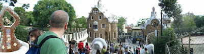 Panoramic view of Parc Güell