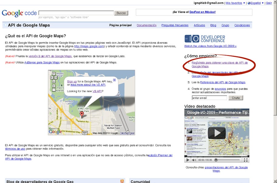 Croquis de ubicación con google map API Croquis de ubicación con google map API