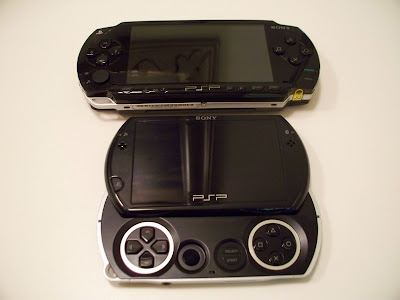 PSP Phat vs PSP Go (top)