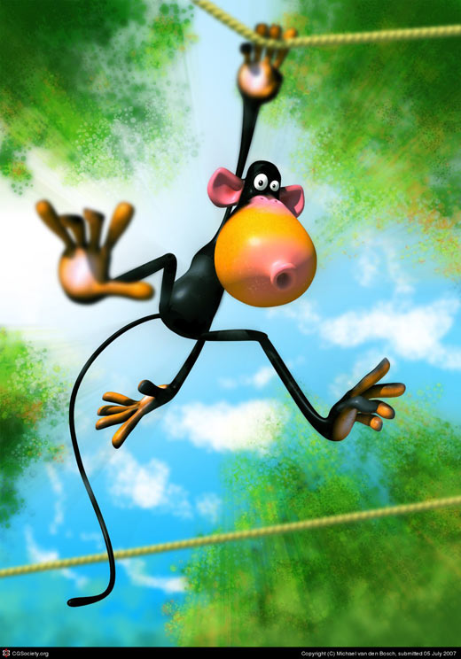 Monkey character