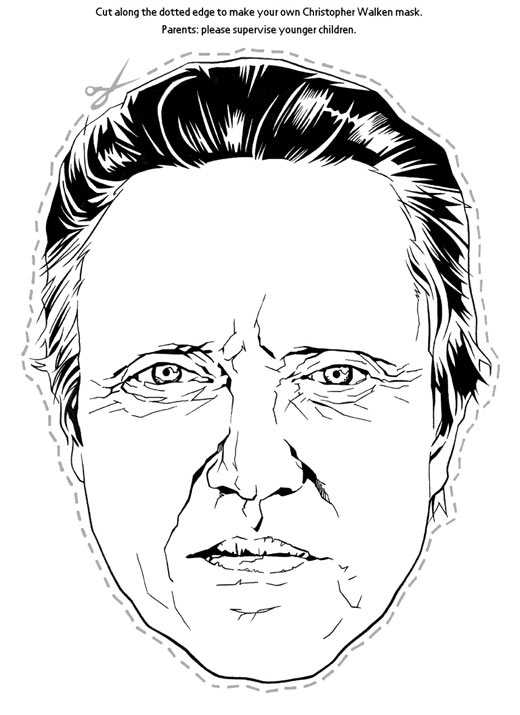 Cristopher Walken mask Cristopher Walken mask