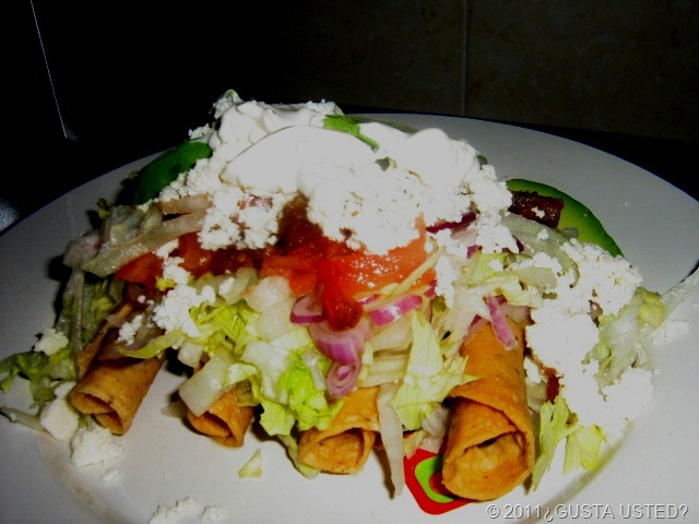 TACOS DORADOS 5 TACOS DORADOS 5