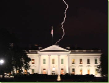 whitehouse lightening strike