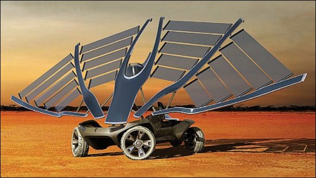 Helios solar-powered car 