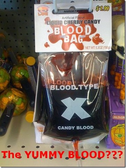 Funny Pictures: Bloody Candy for Halloween Special? Funny Pictures: Bloody Candy for Halloween Special?