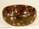 Leftovers Again? Poplar & resin, 10in. diam.