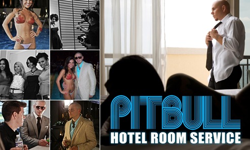 Ver Behind Scenes de Hotel Room Service - Pitbull [worldreggaeton.net]