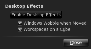 Mengaktifkan Desktop Effects