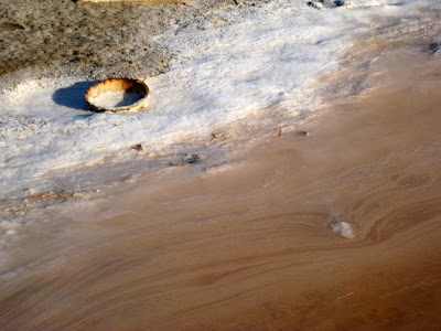 Salt flats in Senegal
