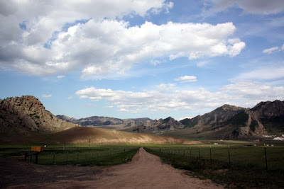 Landscape in Terelj National Park in Mongolia