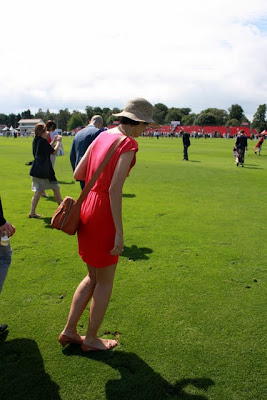 Stomping divots at the Cartier International Polo in England