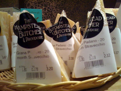 Hampstead Butcher and Providore cheese shop in London