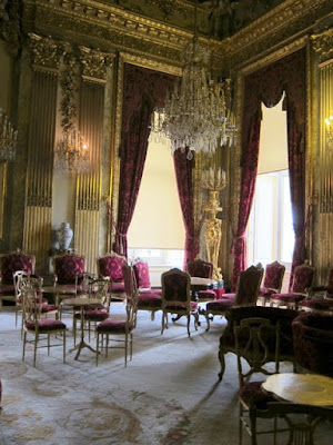 Napoleon III's state apartments at the Louvre on a private after-hours tour in Paris France