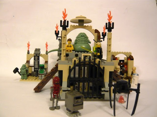 Boba Fett Lego Minifigure. Lego 4475 - Jabba's Message,