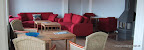 Lounge vid stora konferenslokalen Björholmens Marina