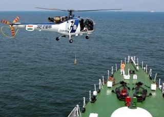 Indian Coast Guard Wallpaper [Aérospatiale Alouette III (Chetak) Helicopter]