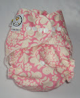 One Size All-in-Two Pink Henna Cloth Diaper