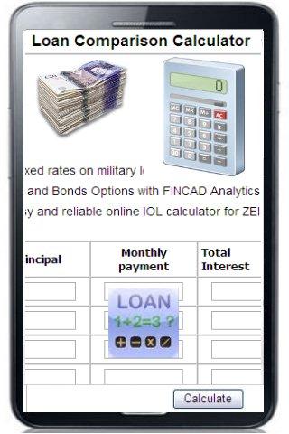 Loan Comparison Calculator