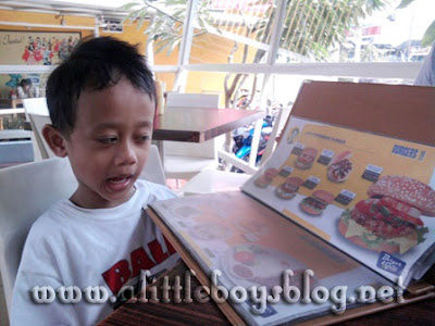 Reading Menu Evan reading menu