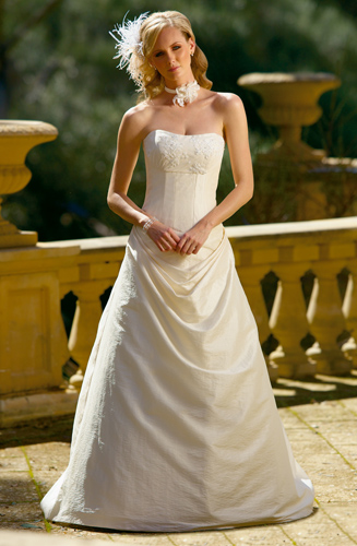 modern bridal gown 2010