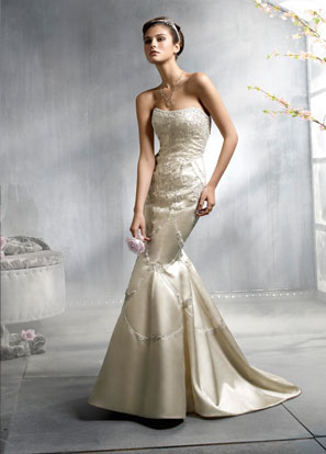 Informal Mermaid Wedding Dresses / Bridal Gown